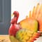 Glitzhome® 21.5" Thanksgiving Metal Turkey Porch Décor